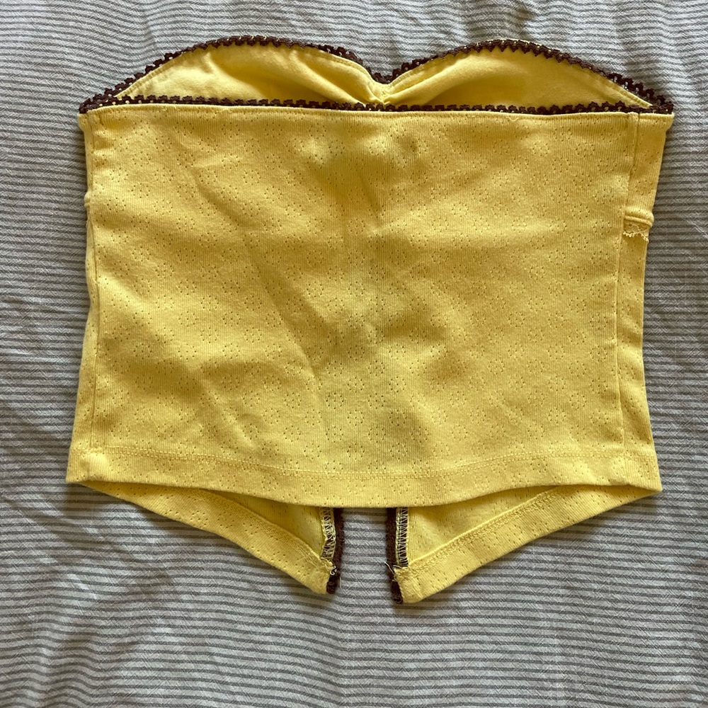 Pointelle Tube Top - Picture 2 of 3